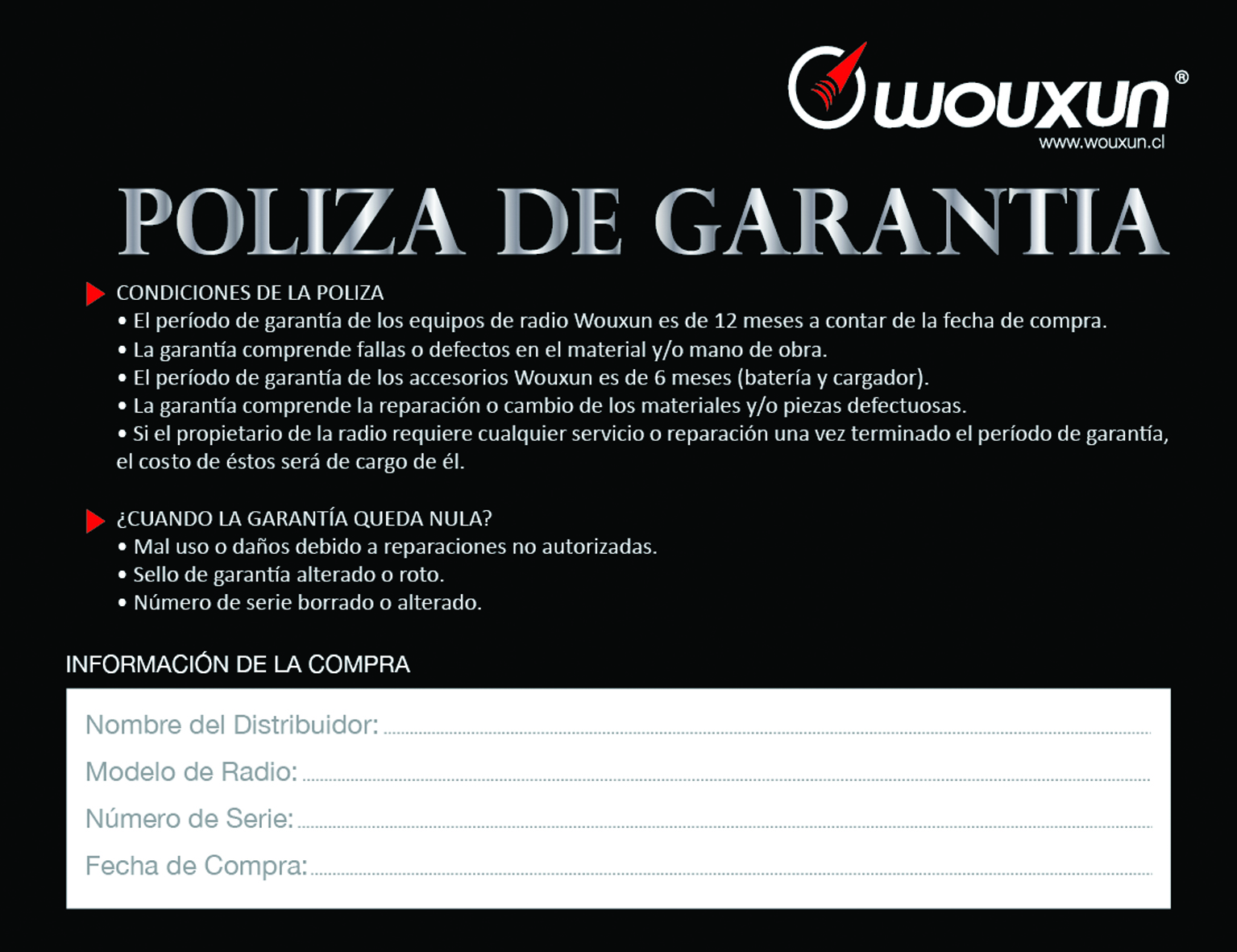 GARANTIA